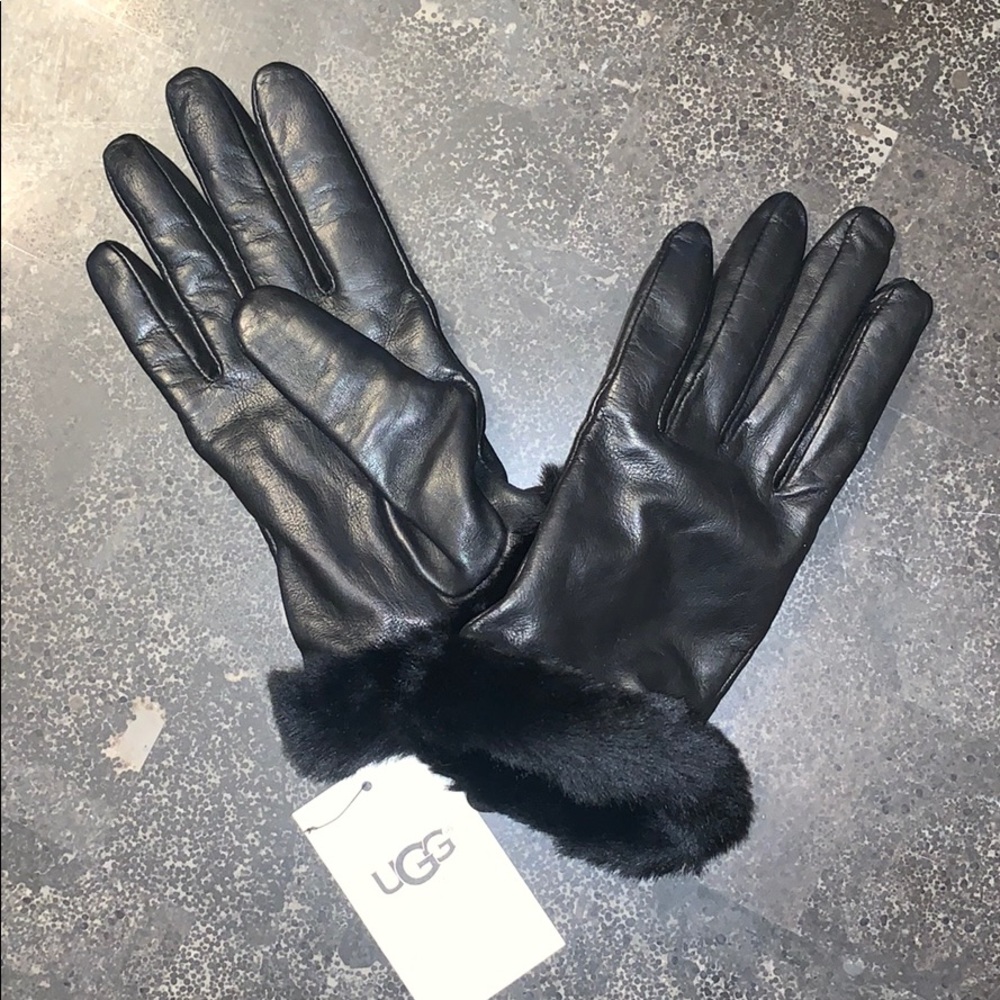 Medium ugg leather gloves